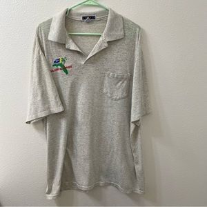 Jerzees US post office Florida polo shirt gray xl